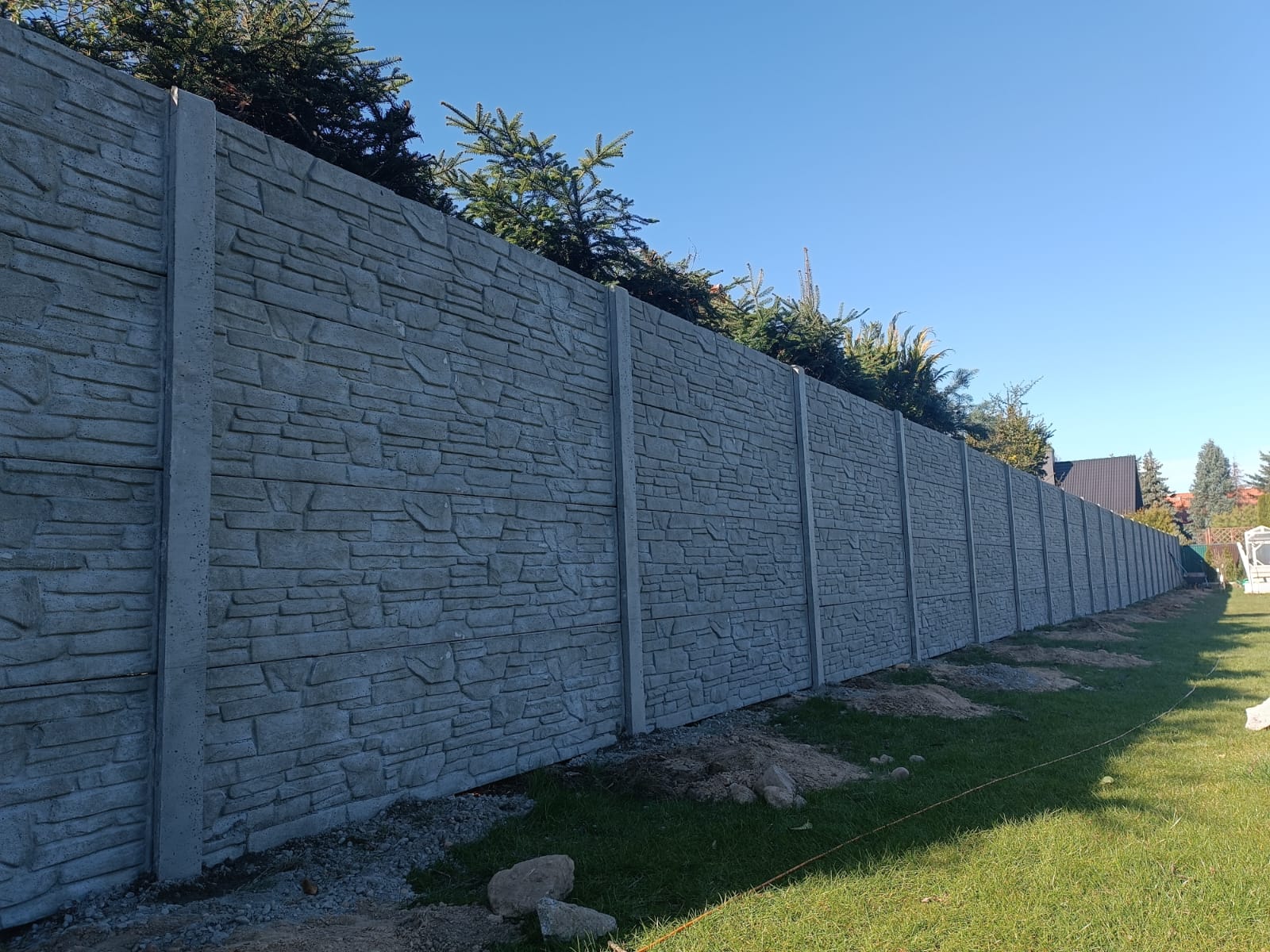 Ogrodzenia betonowe i podmurówki